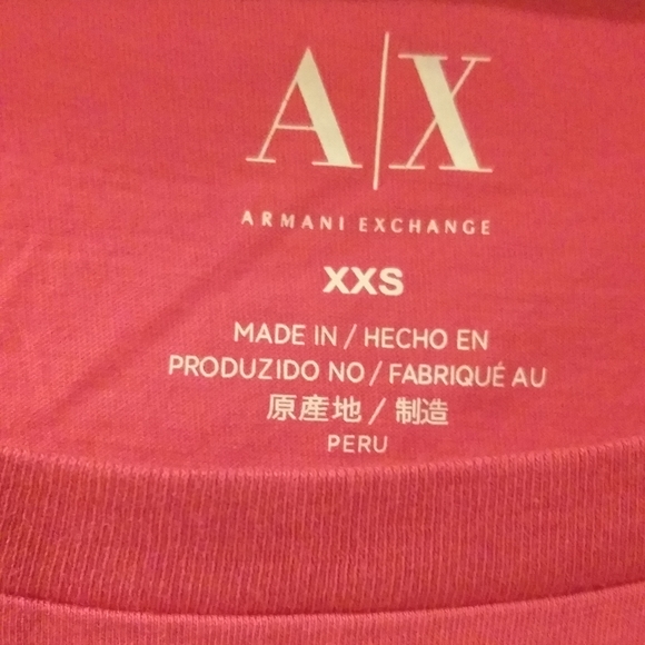 BN with Tags Armani T Shirt Hot Pink xxs with tag - Picture 4 of 5